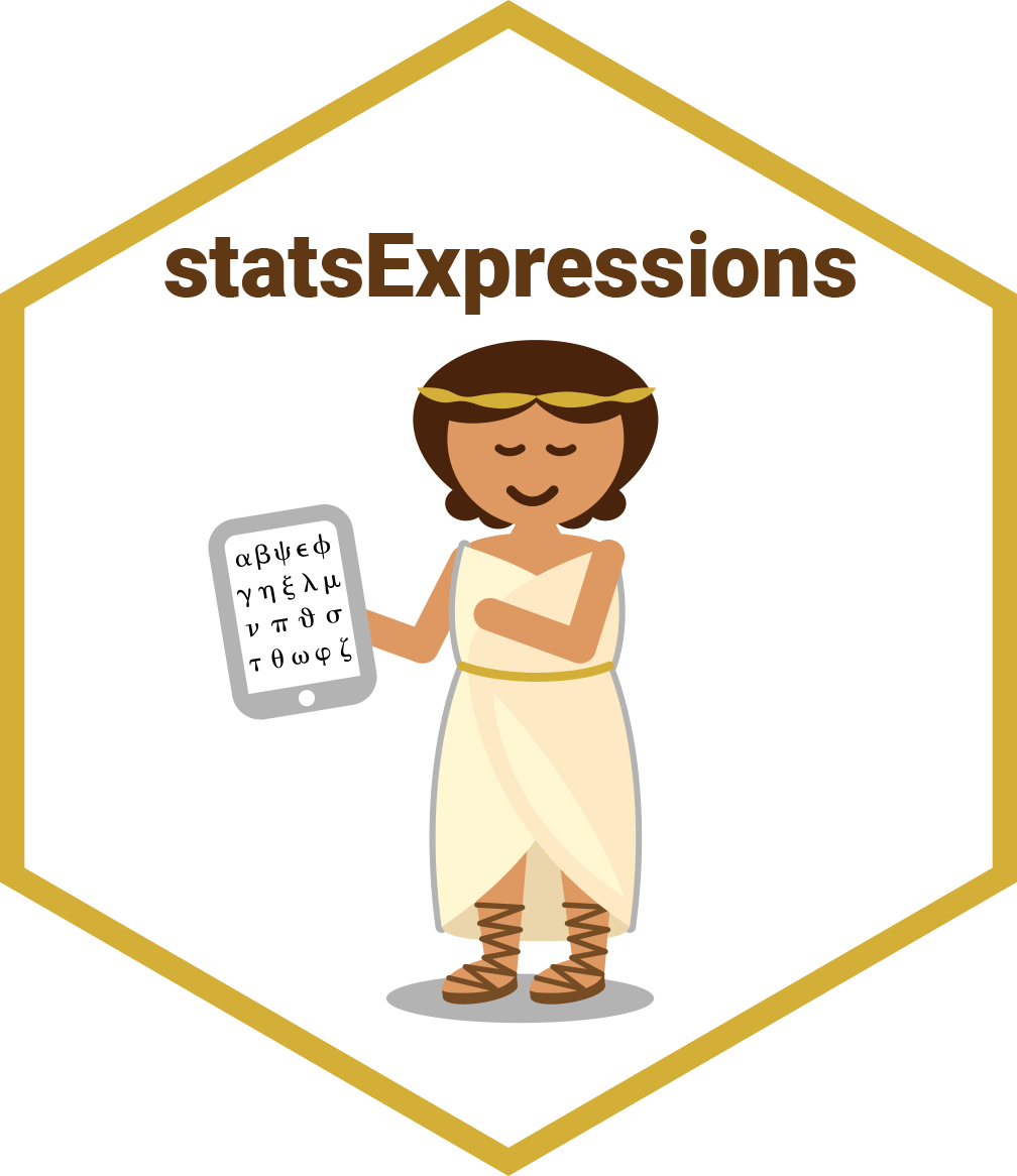 statsExpressions hex sticker