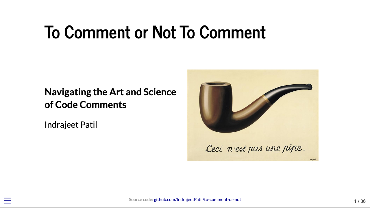 Preview of To Comment or Not To Comment