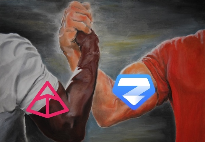 Parse, Don't Pray - Two hands clasped together symbolizing the partnership between Pydantic and Zod for data validation